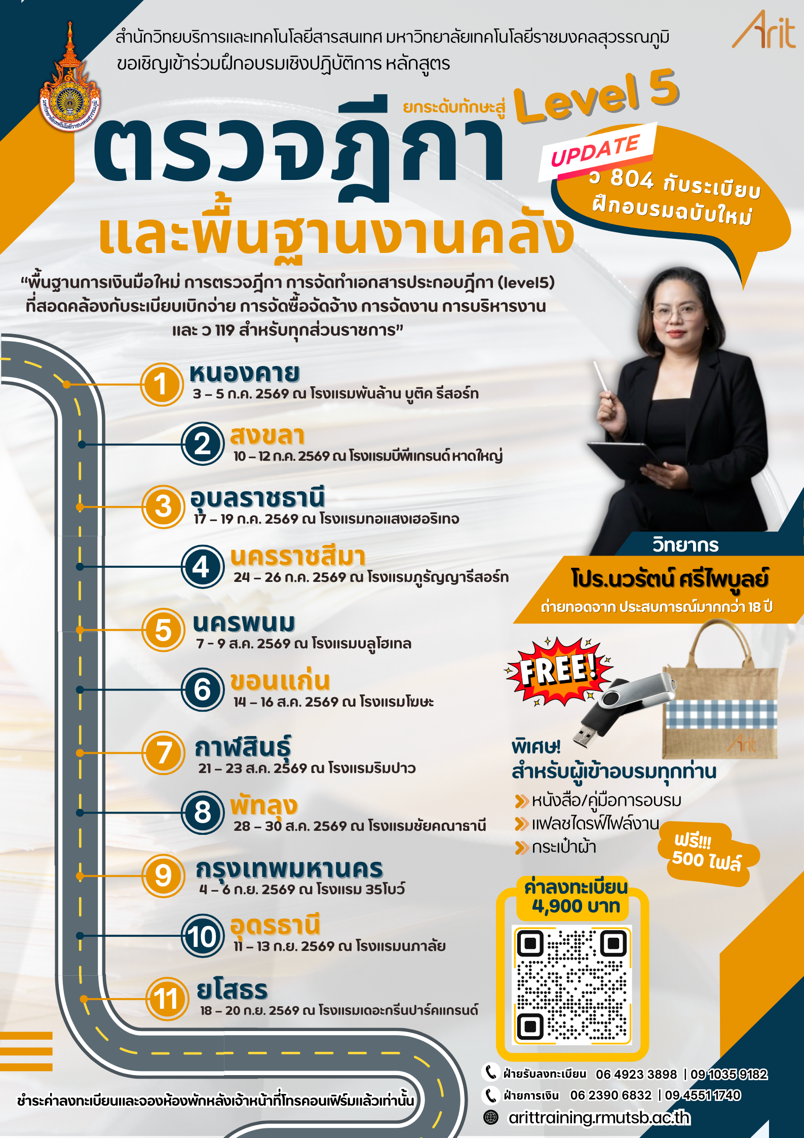 พื้นฐานการเงินมือใหม่ การตรวจฎีกา การจัดทำเอกสารประกอบฎีกา (level5 ) ที่สอดคล้องกับระเบียบเบิกจ่าย การจัดซื้อจัดจ้าง การจัดงาน การบริหารงาน และ ว 119 สำหรับทุกส่วนราชการ